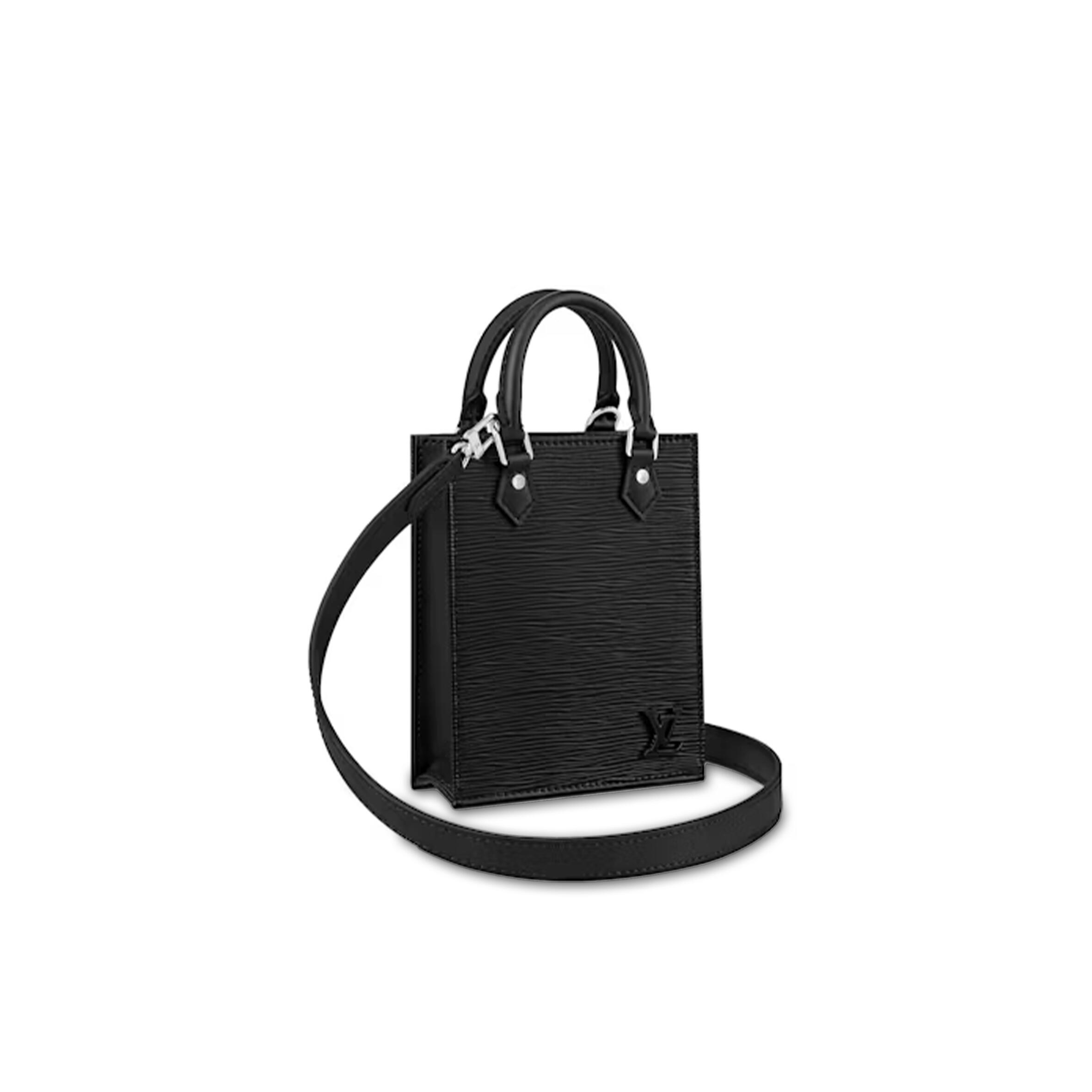 LOUIS VUITTON MASTER EPI PETIT SAC PLAT BLACK M69441 (17*14*5.5cm)